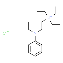 triethyl[2-(ethylphenylamino)ethyl]ammonium chloride Structure