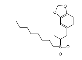 5-(2-nonylsulfonylpropyl)-1,3-benzodioxole Structure
