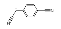 p-cyano-phenyl-acetonitrile anion结构式