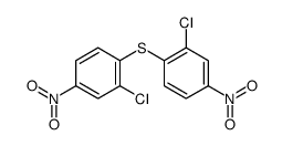 2-chloro-1-(2-chloro-4-nitrophenyl)sulfanyl-4-nitrobenzene Structure