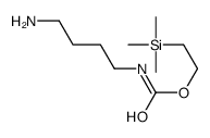 2-trimethylsilylethyl N-(4-aminobutyl)carbamate Structure