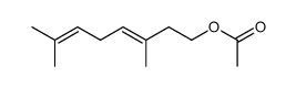 (E)-3,7-dimethylocta-3,6-dien-1-yl acetate Structure