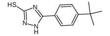5-[4-(tert-Butyl)phenyl]-1H-1,2,4-triazole-3-thiol structure
