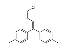 1-[4-chloro-1-(4-methylphenyl)but-1-enyl]-4-methylbenzene Structure