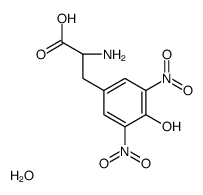 3,5-dinitro-l-tyrosine monohydrate, 97 Structure