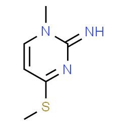 2(1H)-Pyrimidinimine,1-methyl-4-(methylthio)-(9CI)结构式