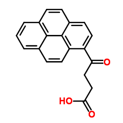 4-Oxo-4-(1-pyrenyl)butanoic acid Structure
