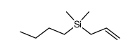 Allyl-butyl-dimethylsilan结构式
