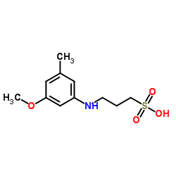N-(3-sulfopropyl)- 3-Methoxy-5-Methylaniline结构式