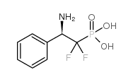 (R-2-氨基-1,1-二氟2-苯基)乙基磷酸结构式