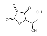 5-(1,2-dihydroxyethyl)oxolane-2,3,4-trione Structure