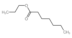 庚酸丙酯结构式