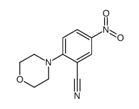 2-Morpholino-5-nitrobenzonitrile结构式