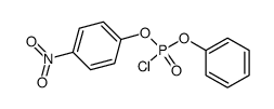 p-nitrophenyl phenyl phosphorochloridate Structure
