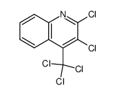 2,3-dichloro-4-trichloromethylquinoline结构式