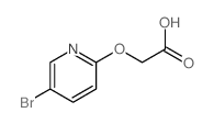 2-[(5-溴-2-吡啶基)氧基]乙酸结构式