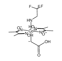 (carboxymehyl)(2,2,2-trifluoroethylamine)cobaloxime结构式