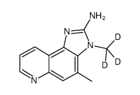 4-methyl-3-(trideuteriomethyl)imidazo[4,5-f]quinolin-2-amine Structure