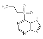 6-(Propylsulfonyl)purine structure