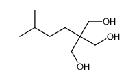 2-(hydroxymethyl)-2-(3-methylbutyl)propane-1,3-diol结构式