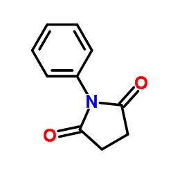 N-苯基琥珀酰亚胺结构式