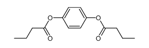 1,4-bis-butyryloxy-benzene Structure