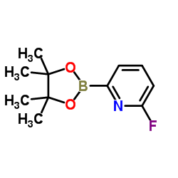 6-氟-2-吡啶硼酸频哪醇酯结构式
