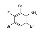 2,4,6-tribromo-3-fluoroaniline结构式