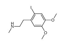 [2-(2-iodo-4,5-dimethoxyphenyl)ethyl]methylamine Structure