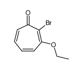 3-ethoxy-2-bromo-cycloheptatrienone结构式