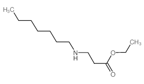 Ethyl 3-(heptylamino)propanoate Structure
