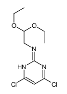 4,6-dichloro-N-(2,2-diethoxyethyl)pyrimidin-2-amine结构式