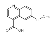 6-甲氧基喹啉-4-甲酸结构式
