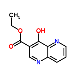 Ethyl 4-Hydroxy-1,5-naphthyridine-3-carboxylate structure