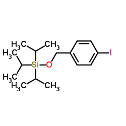 [(4-Iodobenzyl)oxy](triisopropyl)silane Structure