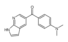 (4-dimethylamino-phenyl)-(1H-pyrrolo[2,3-b]pyridin-5-yl)-methanone Structure