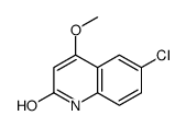 6-氯-4-甲氧基喹啉-2-醇结构式