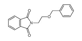 2-(2-(benzyloxy)ethyl)isoindoline-1,3-dione结构式