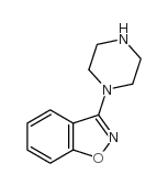 3-哌嗪-1,2-苯异唑结构式