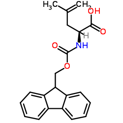 Fmoc-4,5-脱氢-L-亮氨酸结构式