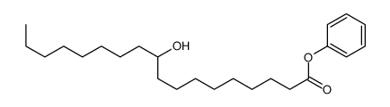 phenyl 10-hydroxyoctadecanoate结构式