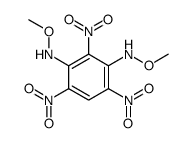 1-N,3-N-dimethoxy-2,4,6-trinitrobenzene-1,3-diamine Structure