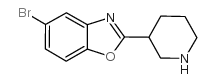 5-溴-2-哌啶基-3-苯并噁唑结构式