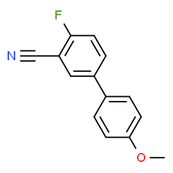4-FLUORO-4'-METHOXY[1,1'-BIPHENYL]-3-CARBONITRILE Structure