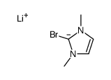 lithium,2-bromo-1,3-dimethylimidazol-2-ide结构式