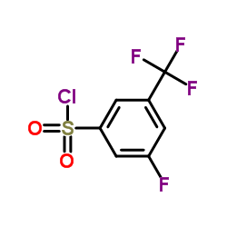 3-FLUORO-5-(TRIFLUOROMETHYL)BENZENE-1-SULFONYL CHLORIDE Structure