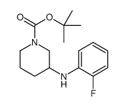 1-BOC-3-(2-FLUORO-PHENYLAMINO)-PIPERIDINE Structure