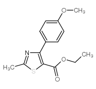 4-(4-甲氧基苯基)-2-甲基噻唑-5-羧酸乙酯图片