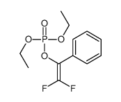(2,2-difluoro-1-phenylethenyl) diethyl phosphate Structure