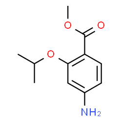 4-氨基-2-异丙氧基苯甲酸甲酯结构式